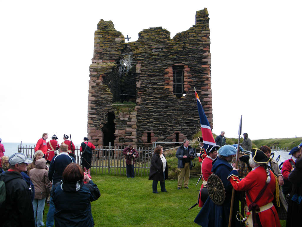 Photo: Clan Sinclair Gathering 2010 At Girnigoe Castle Reopening Launch