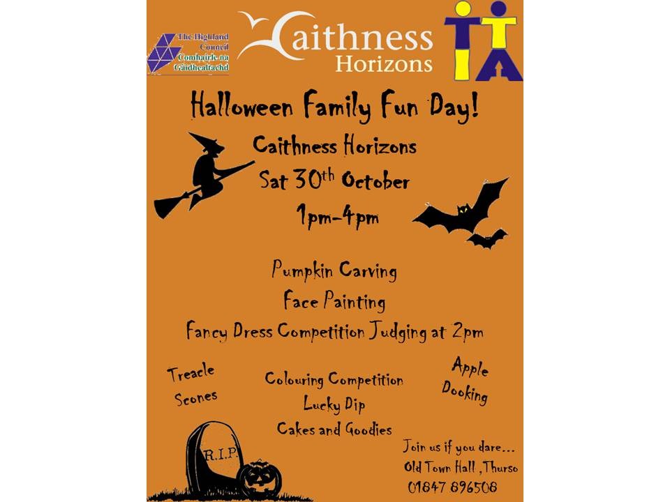 Photo: Halloween Family Fun Day At Caithness Horizons