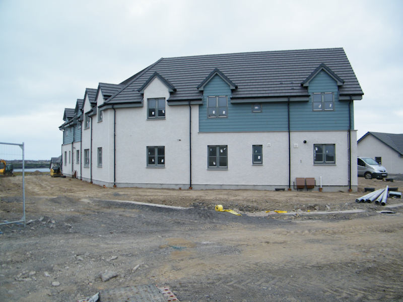 Photo: New Houses Near Battery Road, Wick Nearing Completion