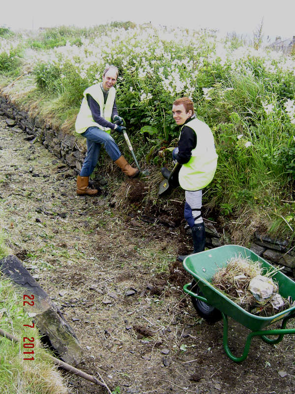 Photo: Repairs and Cleanup at Telford Lade, Wick