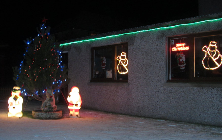 Photo: Christmas Lights In Caithness