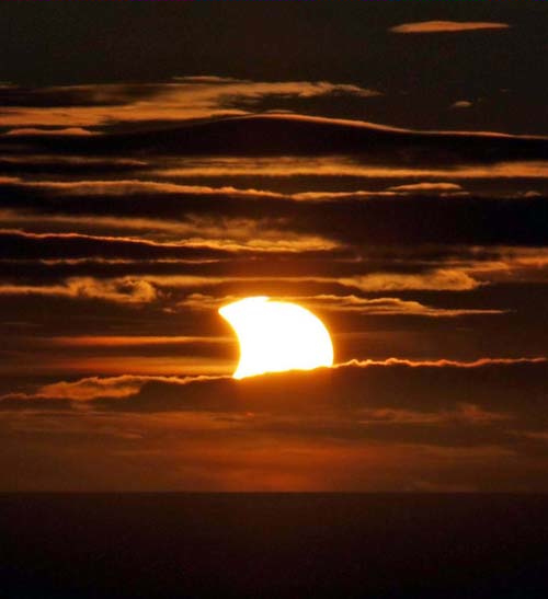 Photo: Caithness Astronomy Group Was Out For Partial Eclipse Of The Sun