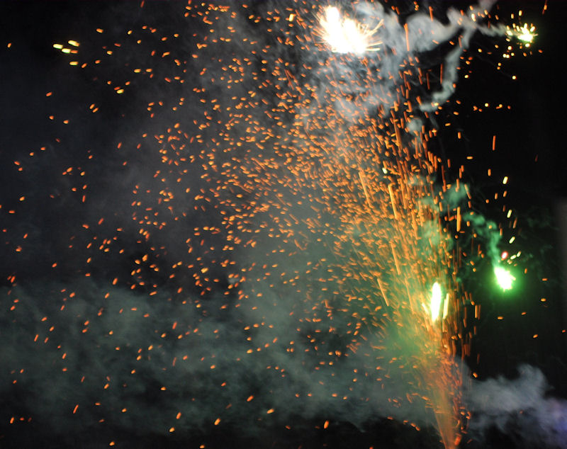 Photo: Fireworks At Auckengill
