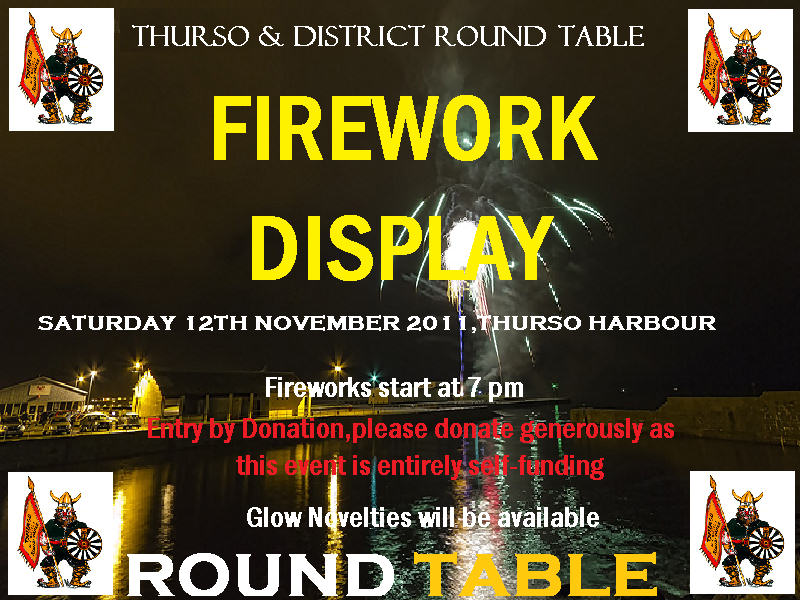 Photo: Fireworks 2011 - Thurso
