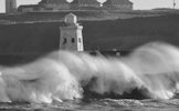 Storm At Wick Harbour