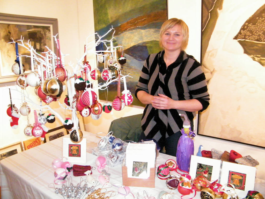 Photo: Crafts On Show For Christmas At Wick Library and Pulteney Centre