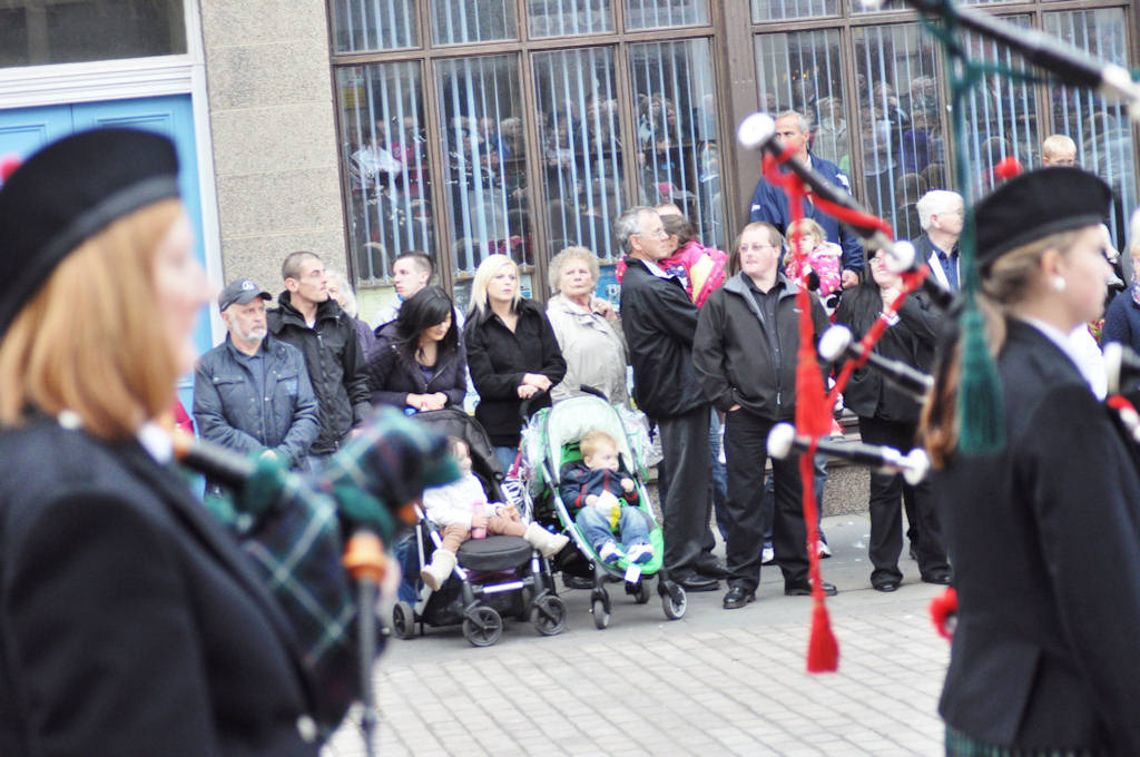 Photo: Massed Pipe Bands At Wick 