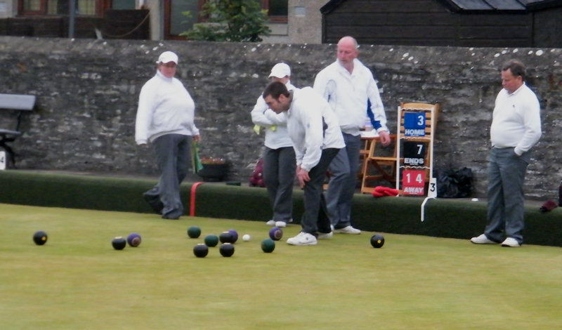 Photo: From The Final At Caithness Triples 2012