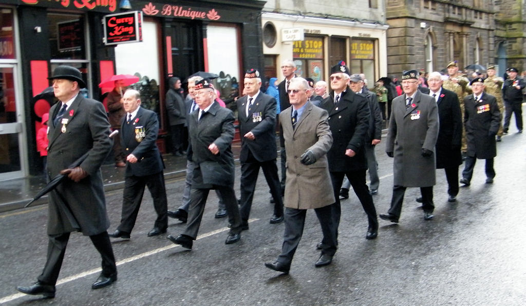 Photo: Remembrance At Wick 11 November 2012