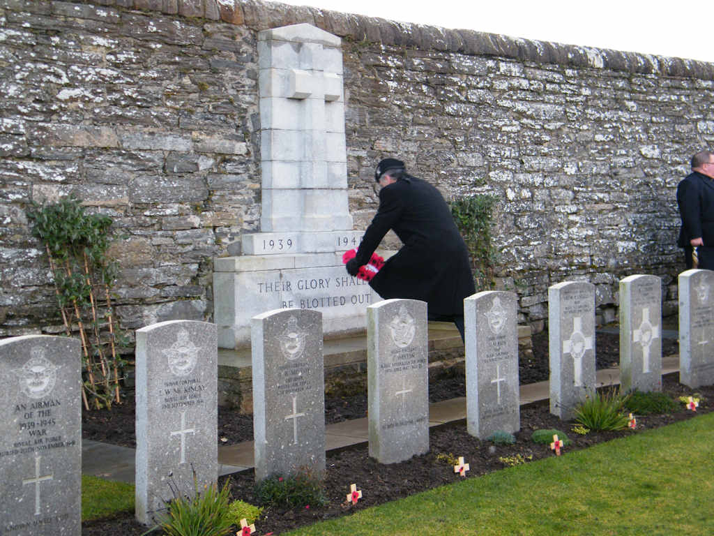 Photo: Remembrance At Wick Cemetery 11 November 2012