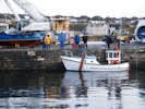 Lifting Small Boats From Wick Harbour