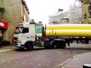 Pipes being delivered to Subsea7 at Wester by Simpsons