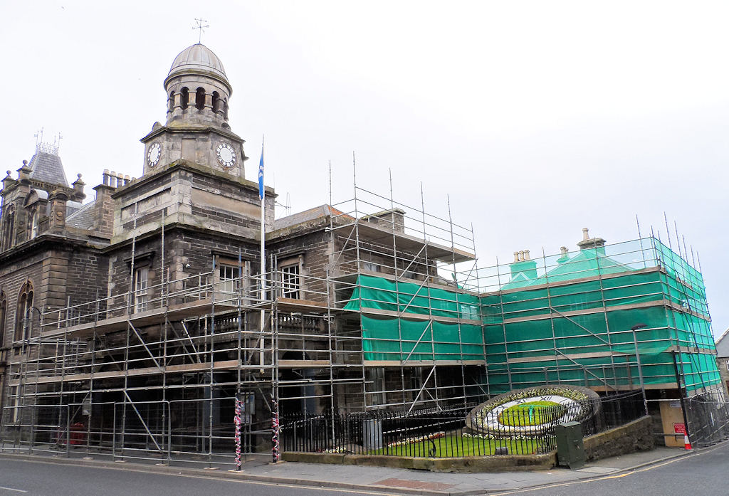 Photo: Wick Town Hall - Major Improvement Works Underway