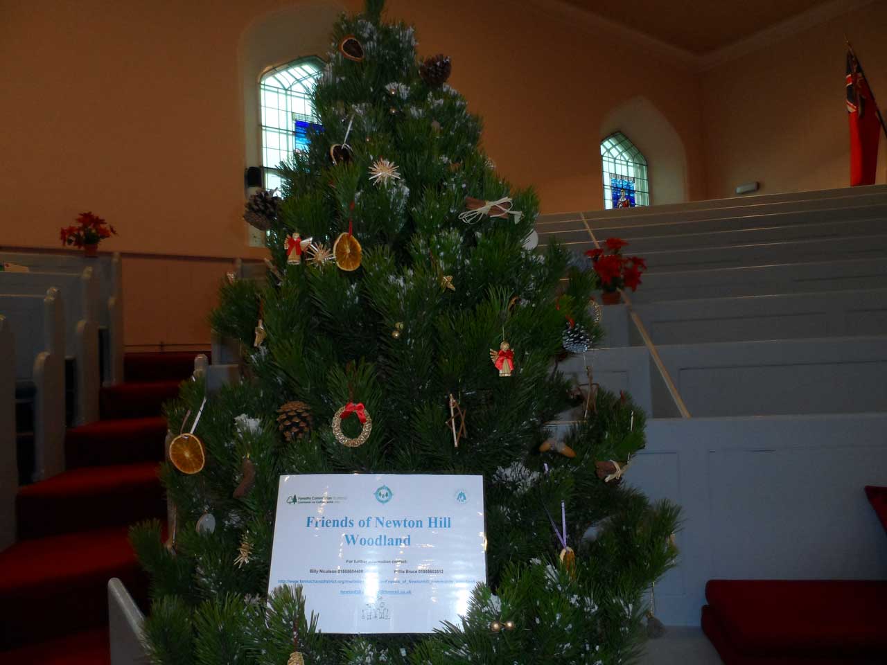 Photo: Christmas Tree Festival At Wick St Fergus Church