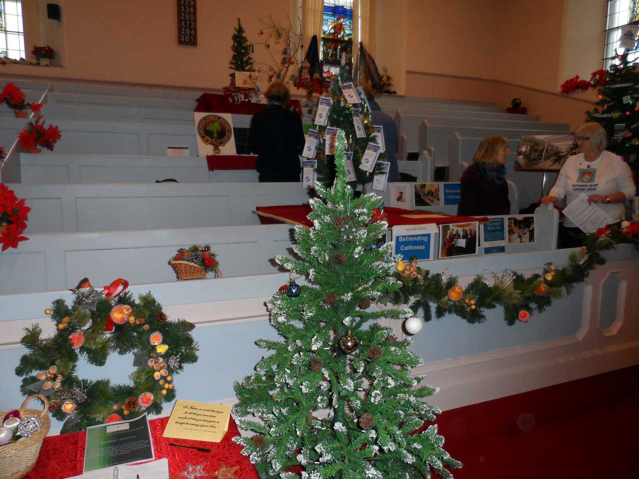 Photo: Christmas Tree Festival At Wick St Fergus Church