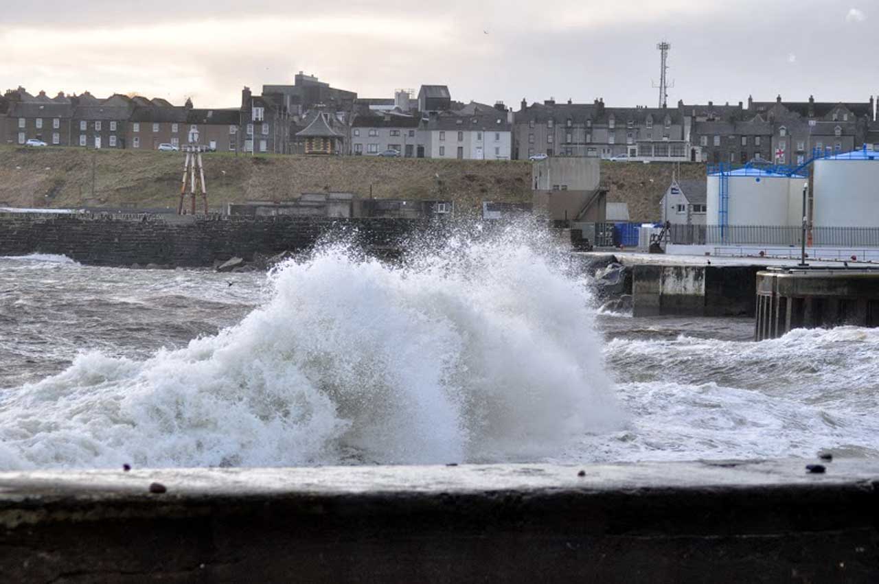 Photo: Stormy Weather At Wick December 2013