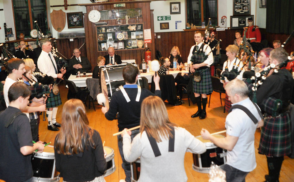 Photo: Wick Pipe Band Burns Supper