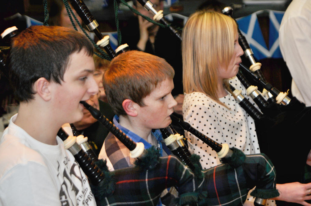 Photo: Wick Pipe Band Burns Supper