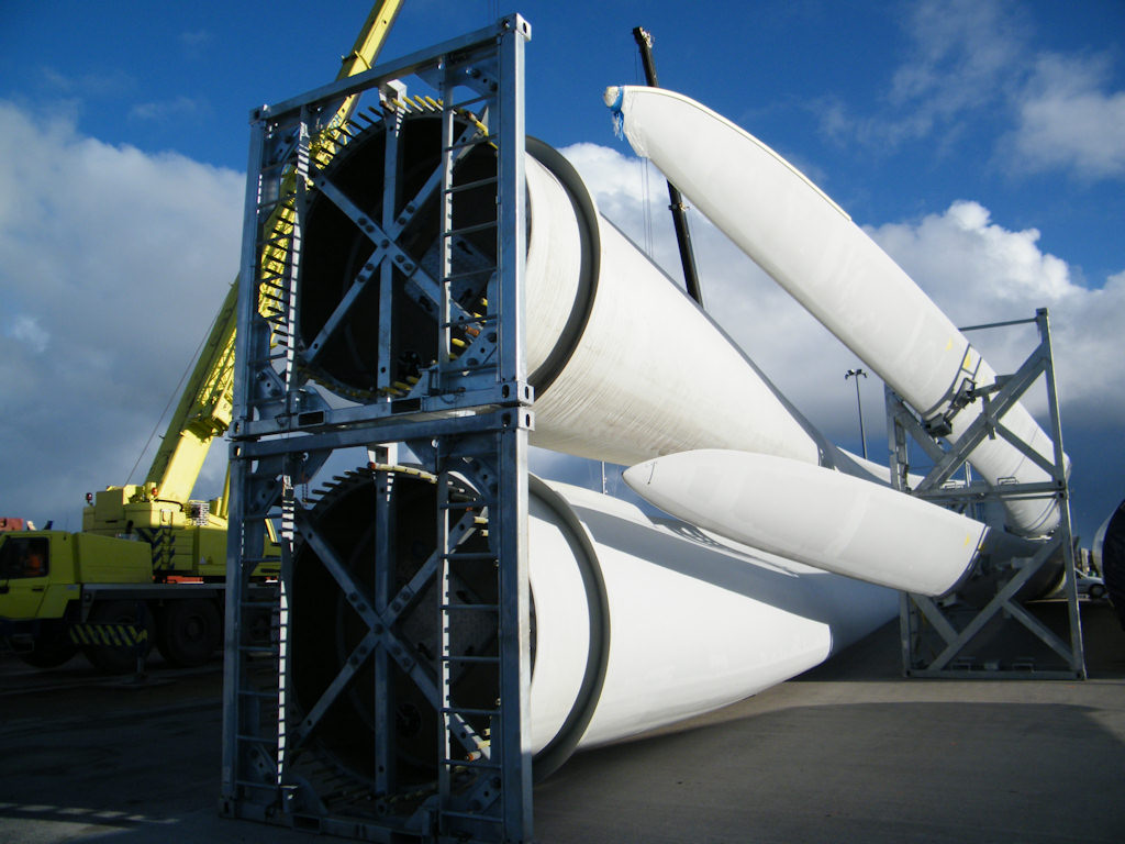 Photo: Nortrader Delivering Turbines For Wathegar Wind Farm Near Wick