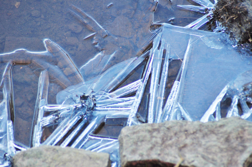 Photo: Patterns On Icy River Wick