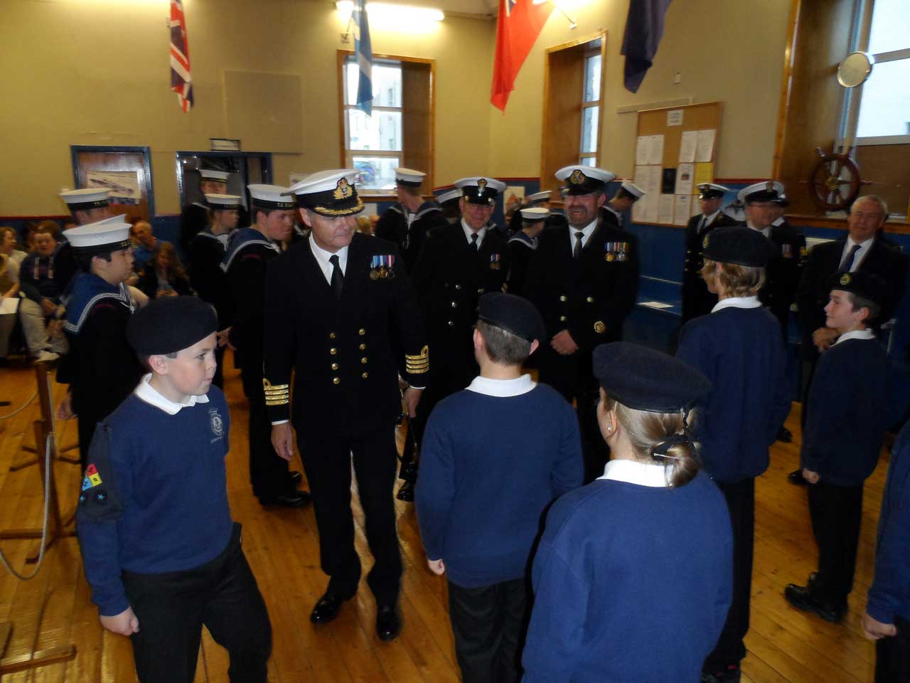 Photo: Sea Cadets Inspection At Kirkhill, Wick