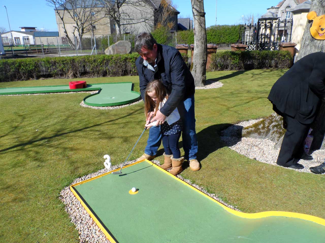Photo: Wick Youth Club Re-opened The Crazy Golf At Rosebank Park