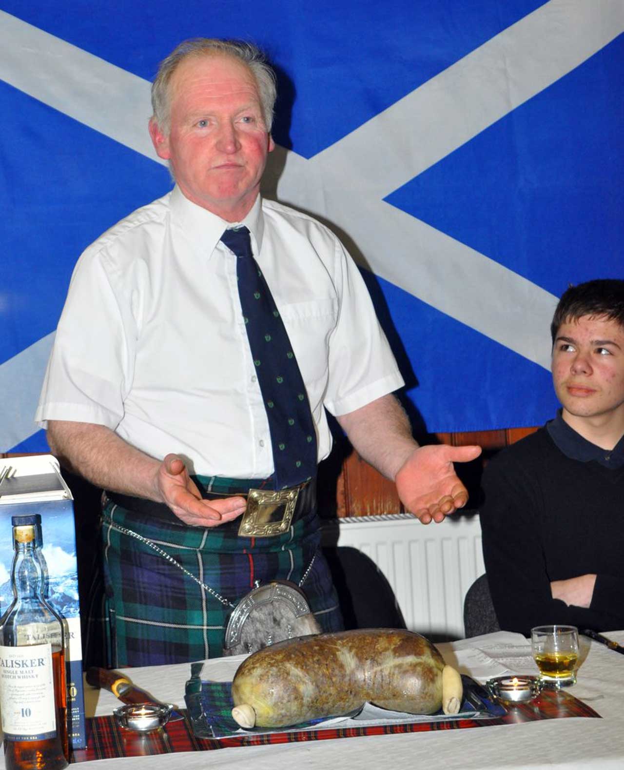 Photo: Burns Supper At Wick Pipe Band Hall