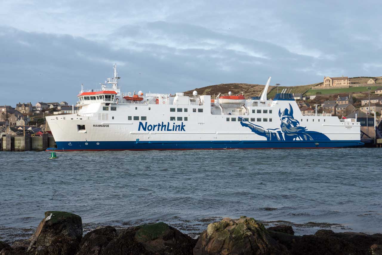 Photo: MV Hamnavoe Ferry In New Colours At Orkney