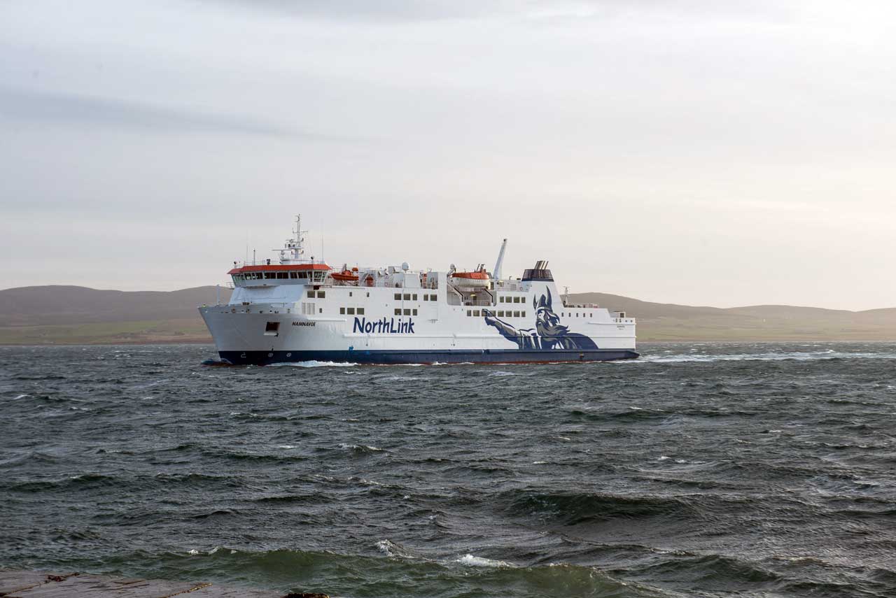 Photo: MV Hamnavoe Ferry In New Colours At Orkney