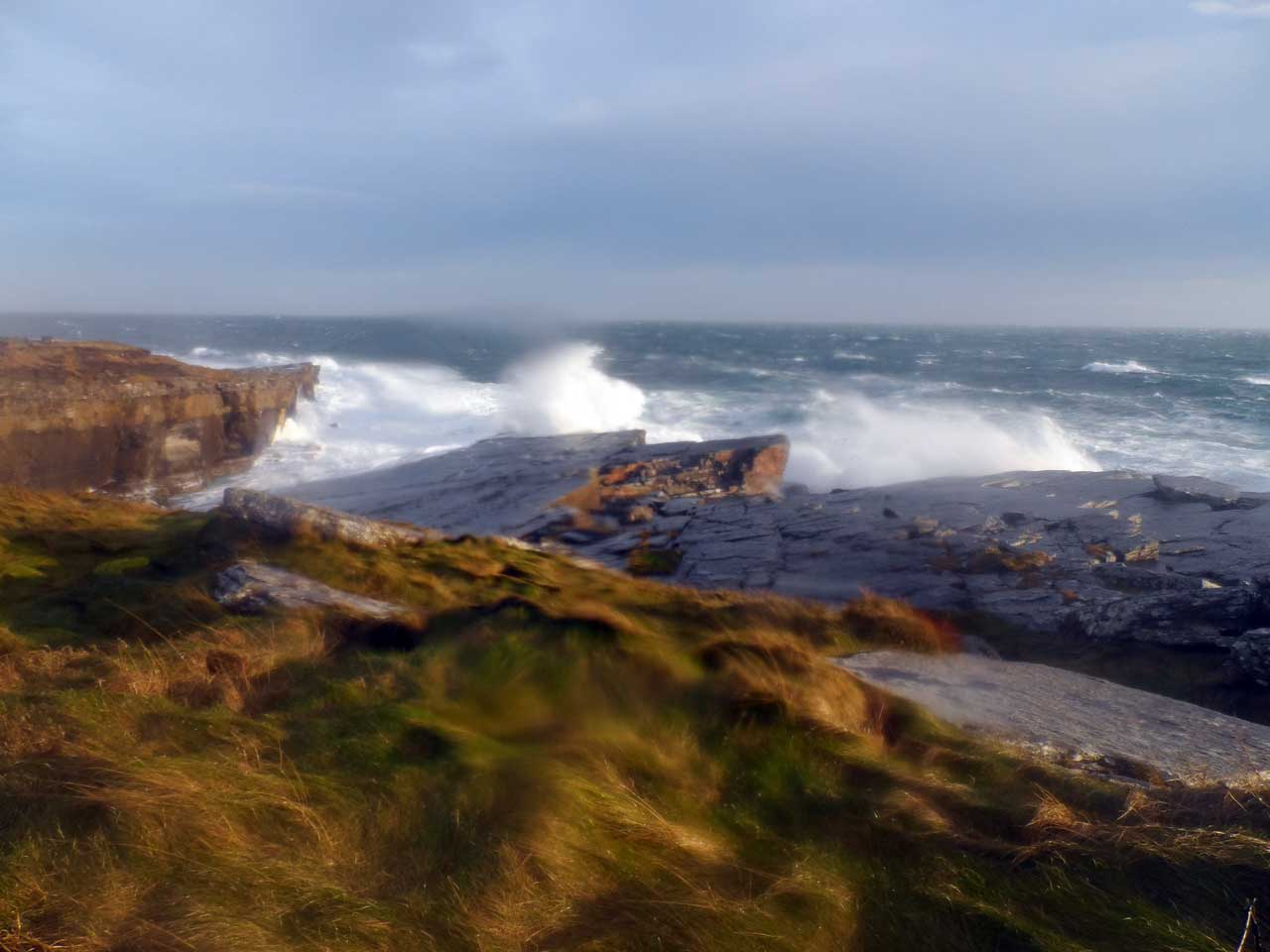 Photo: Trinkie Was The Place To See Spectacular Sea Spray 3rd January 2014