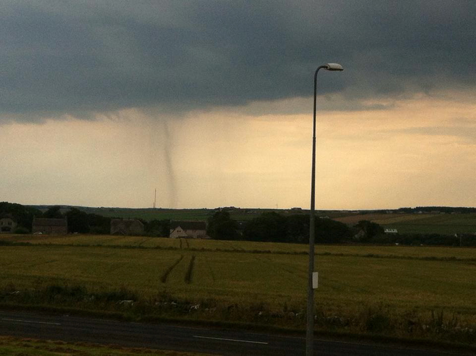 Photo: Twister Near Wick Shows How Unusual The Weather Is