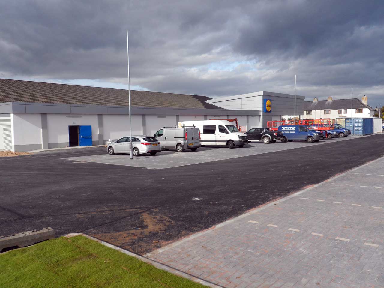 Photo: Lidl Extension Nears Completion, Wick - 27 September 2014