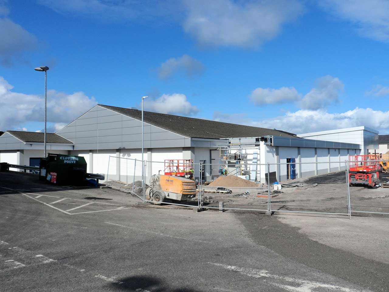 Photo: Lidl Extension Build, Wick - 20 September 2014