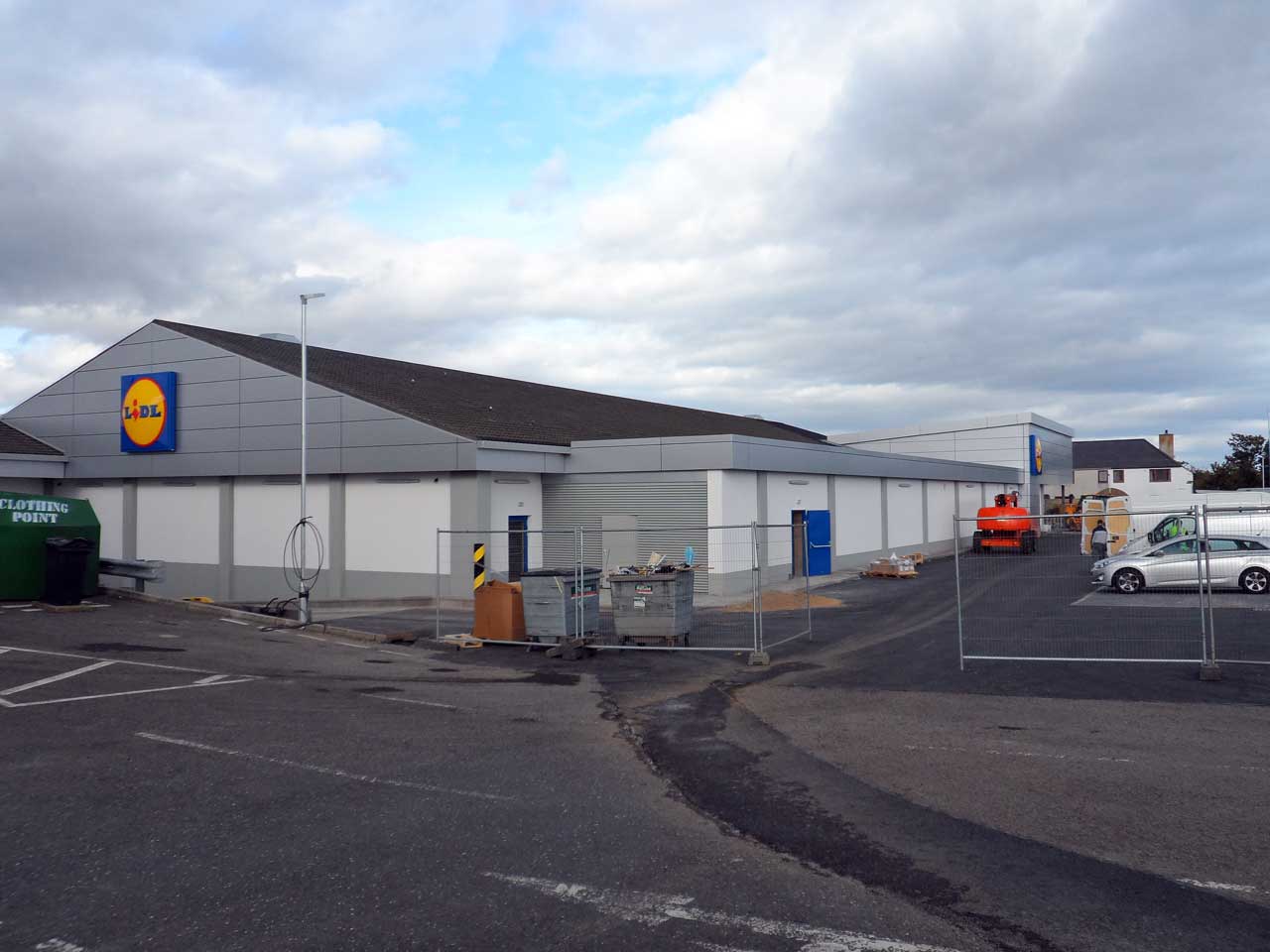 Photo: Lidl Extension Nears Completion, Wick - 27 September 2014