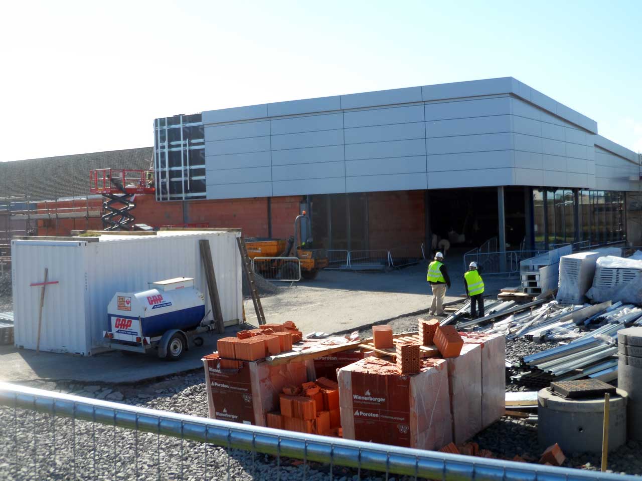 Photo: Lidl Extension Build, Wick - 27 August 2014