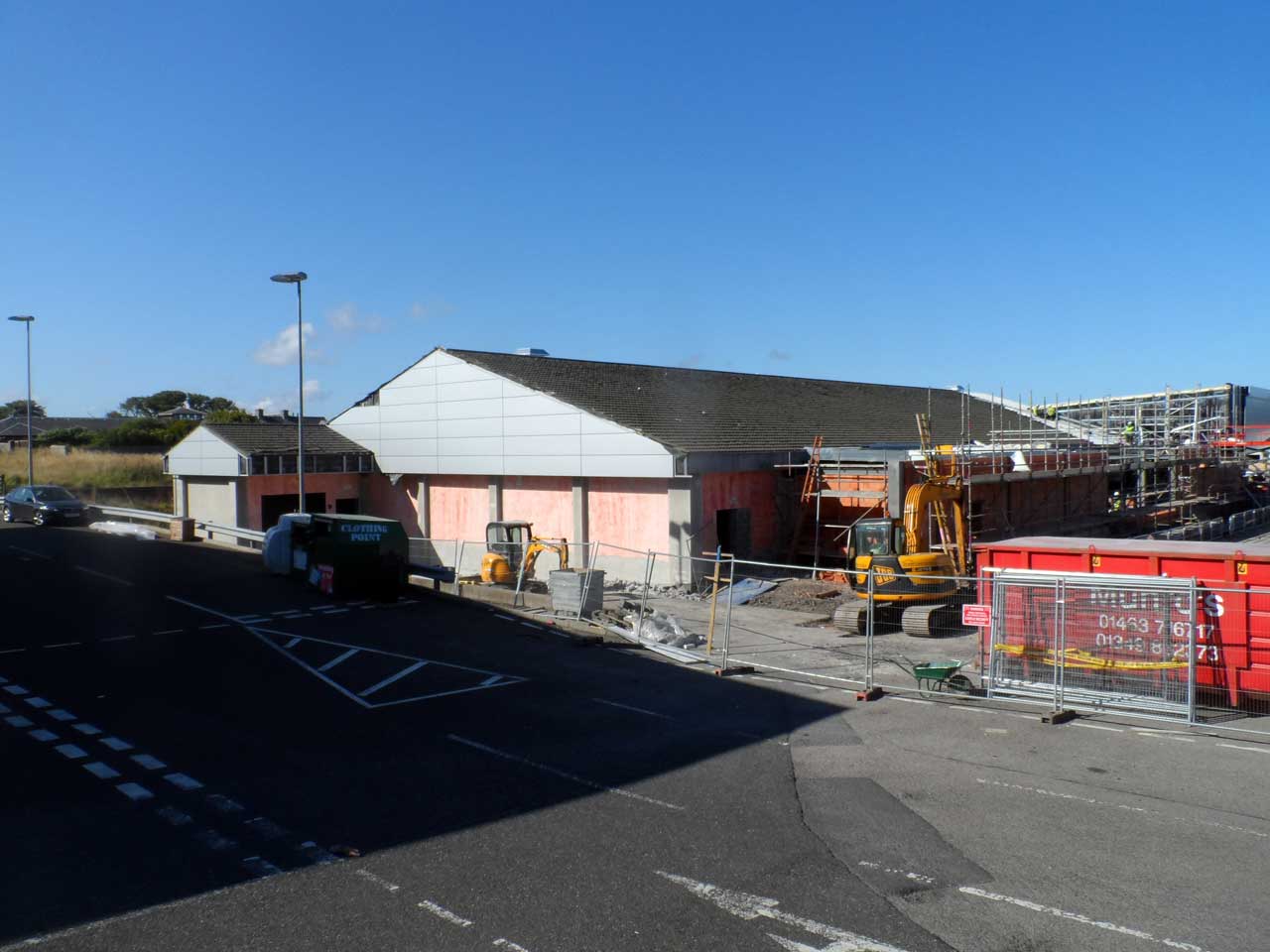 Photo: Lidl Extension Build, Wick - 27 August 2014
