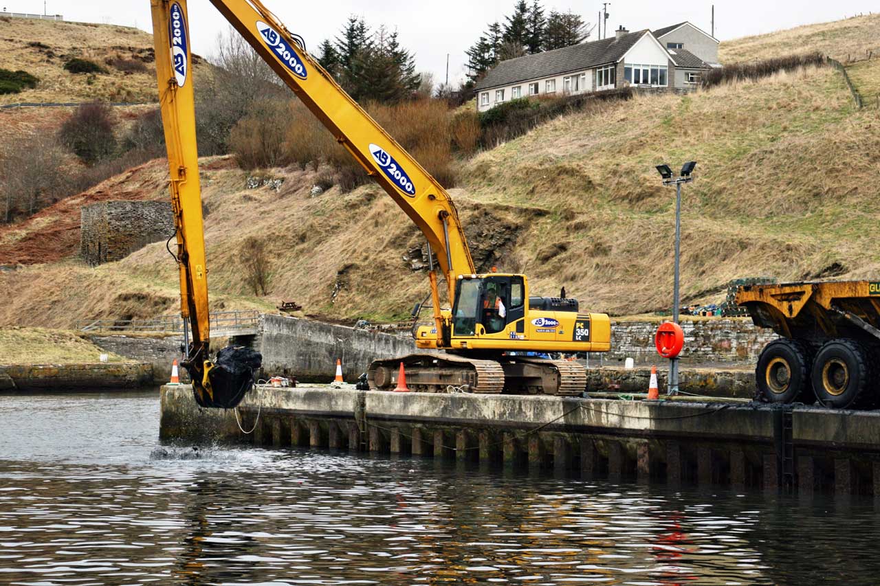 Photo: Deepening Lybster Harbour