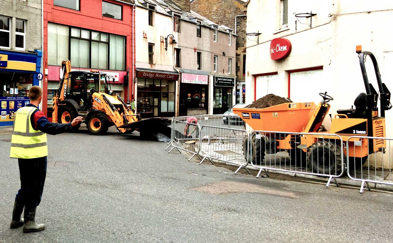 Photo: Pavements Repaired In Wick
