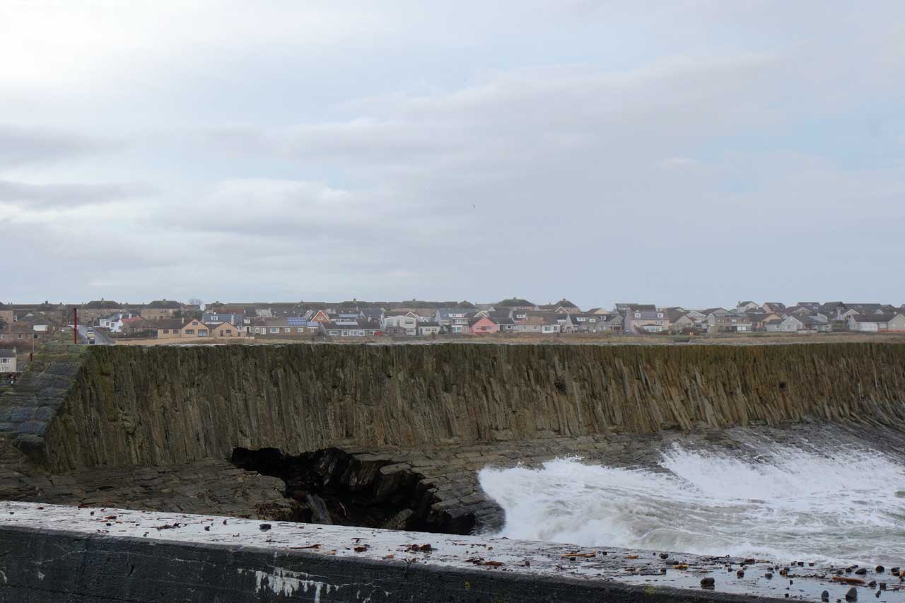Photo: Major Damage Of Pier At Wick Harbour