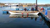Pulteney Lass - second skiff launched