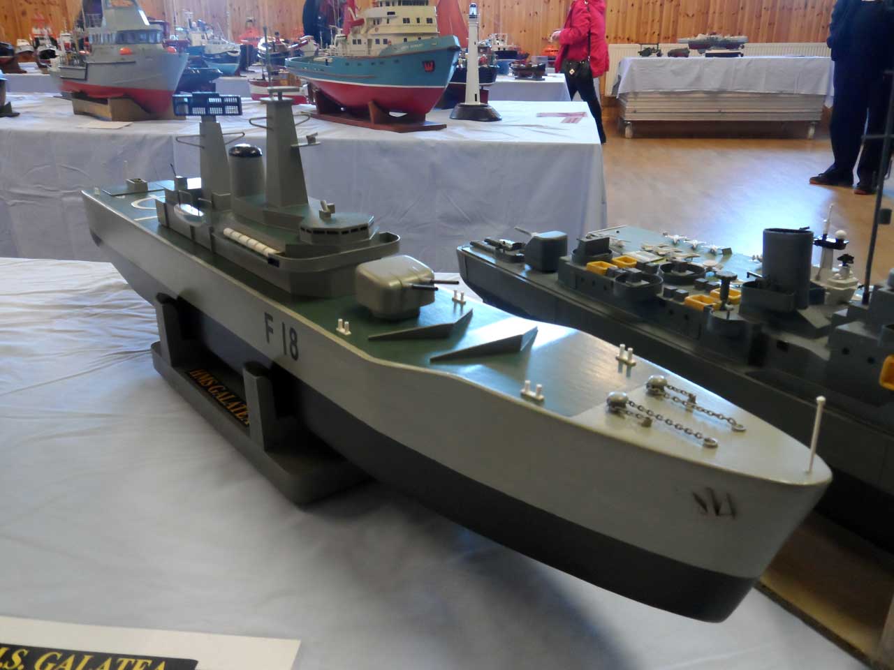 Photo: HMS GalateaModel Boat Show 2015