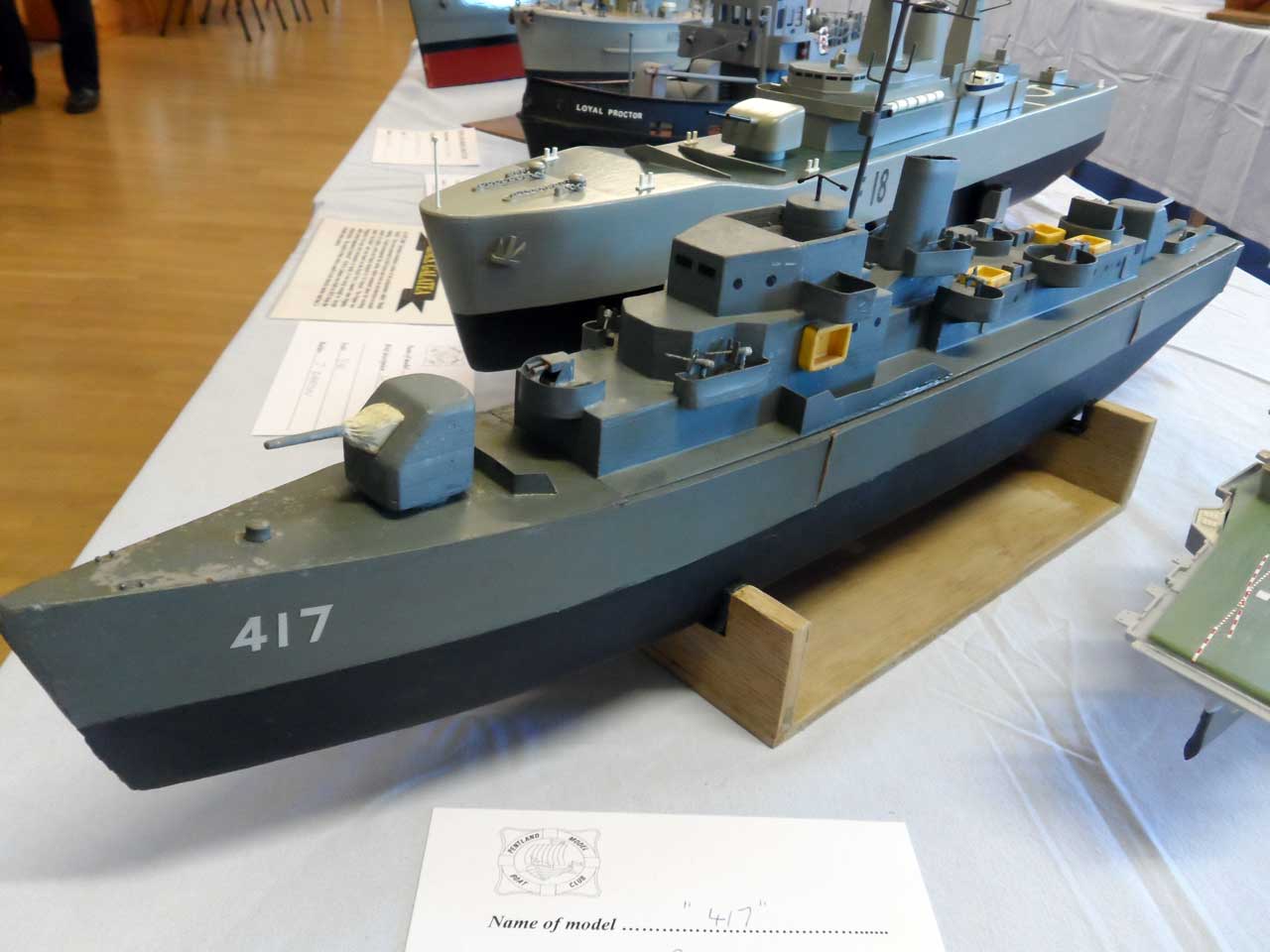 Photo: 417 - American Destroyer - WW2 - Model Boat Show 2015