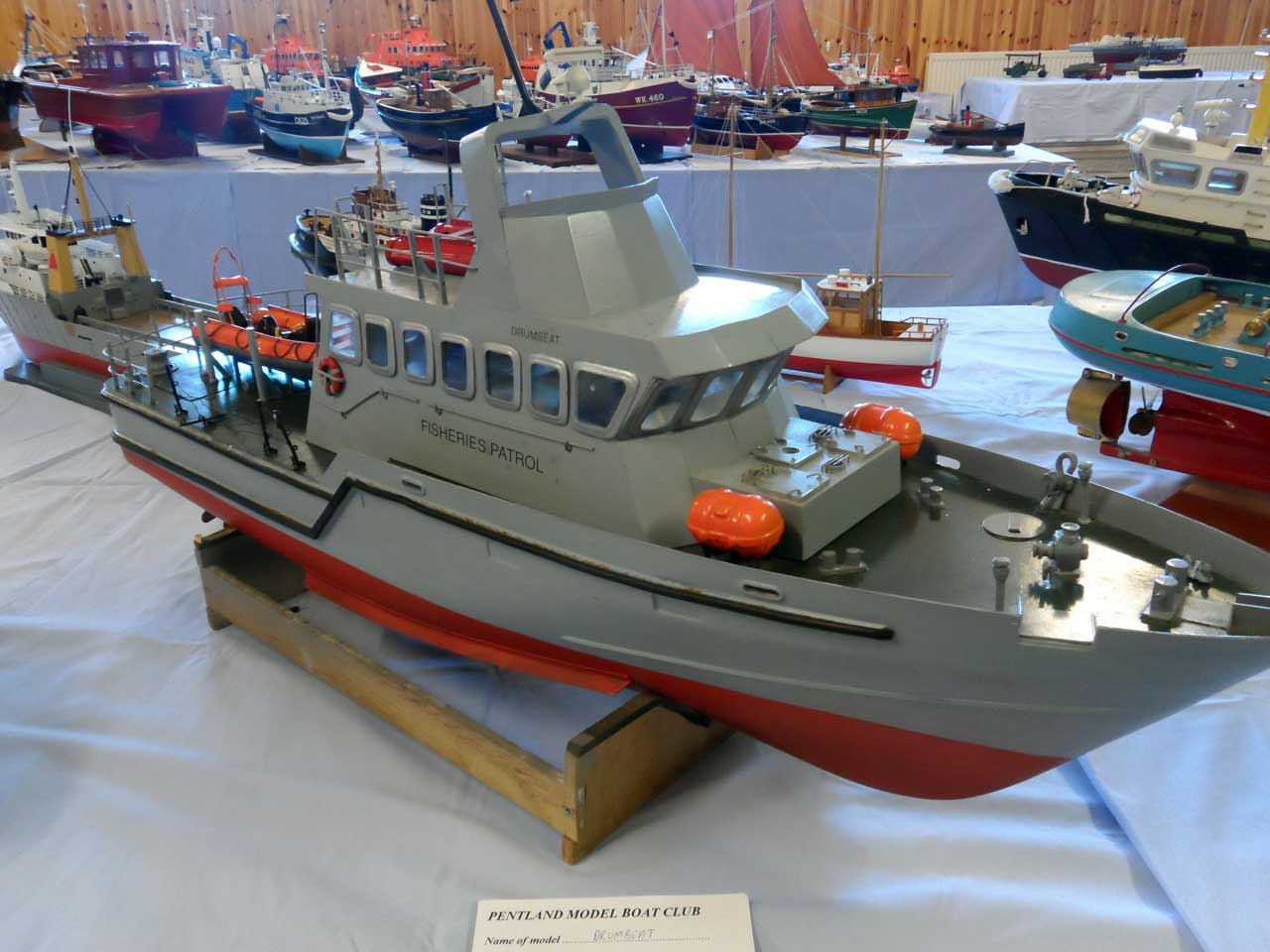 Photo: Drumbeat Fisheries Patrol Boat - Model Boat Show 2015