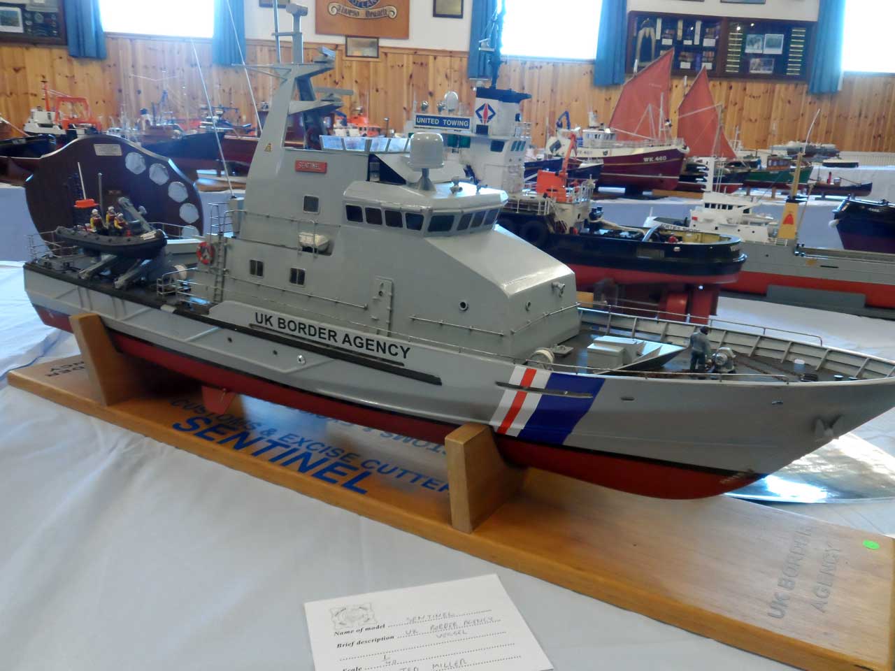 Photo: Sentinal - UK Border Agency Vessel - Model Boat Show 2015