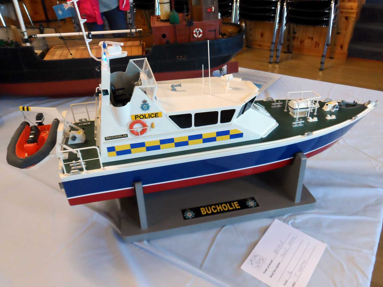 Photo: Bucholie - Police Launch - Model Boat Show 2015