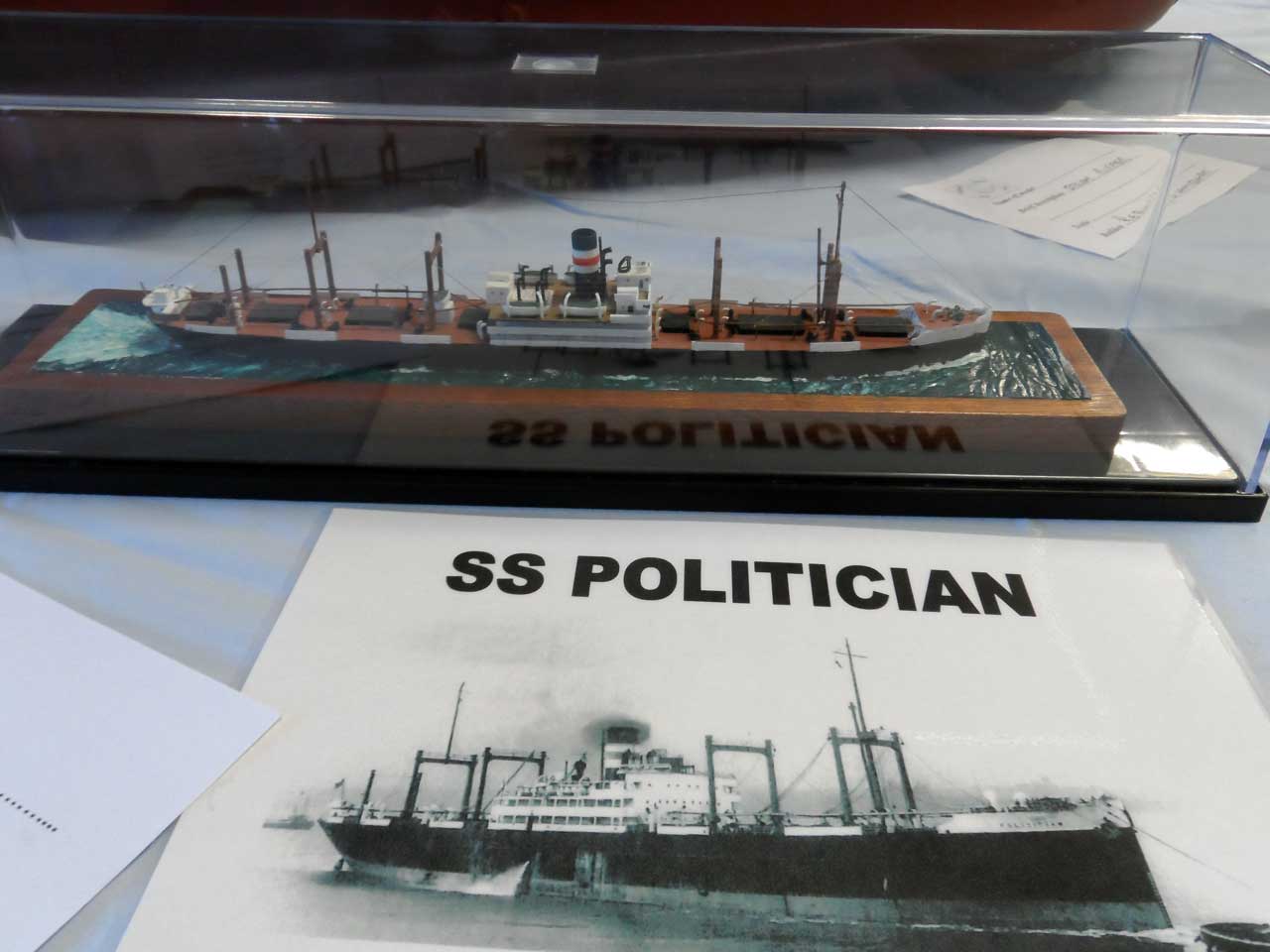 Photo: SS Politician - 8000 Ton Cargo Ship - Model Boat Show 2015