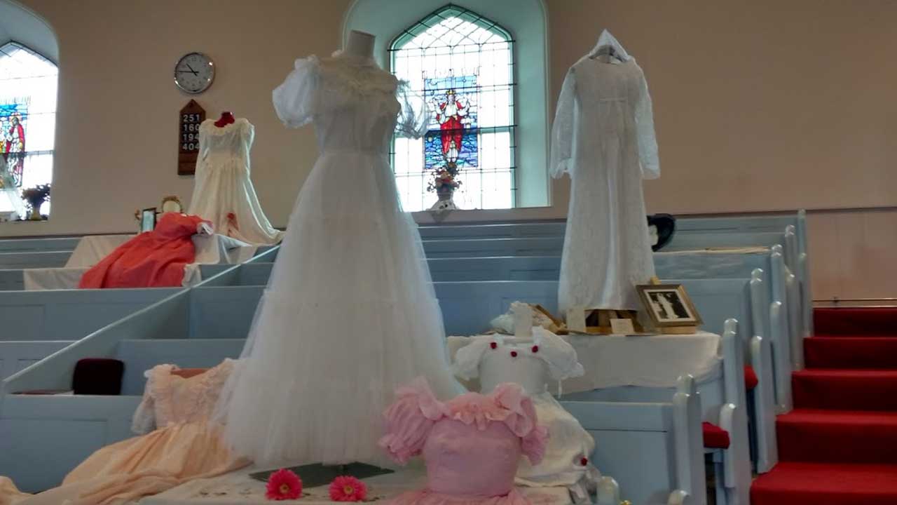 Photo: Wedding Dresses Display in Aid of CHAT