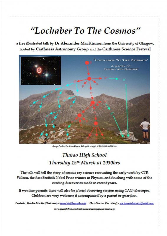 Photo: Lochaber to the Cosmos - Thursday 15th March 2018