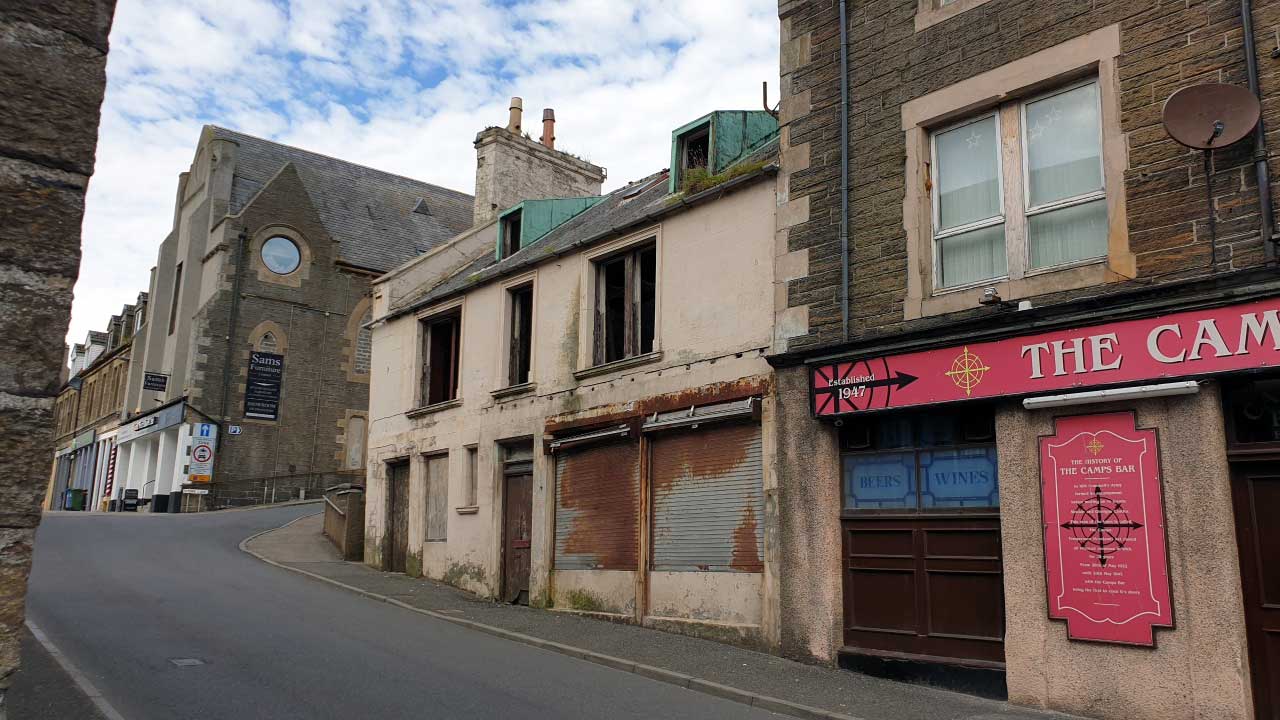 Photo: Sloans Building At Camps, High Street, Wick