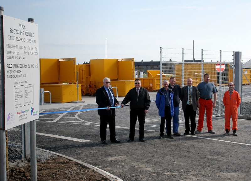 Photo: Recycling Centre At Wick Opened